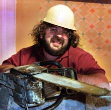 Peter Jackson w/Chainsaw